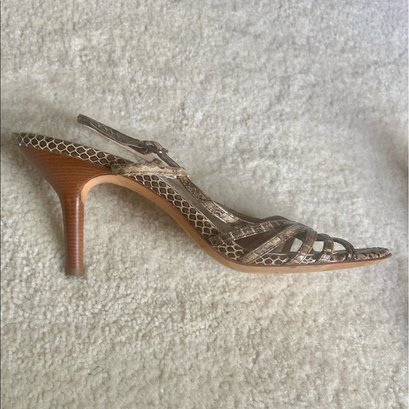 VIA SPIGA strappy snakeskin sandals - 9.5 - Picture 2 of 6